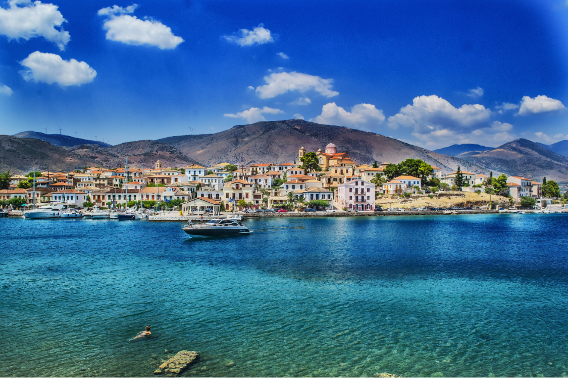 Landscape of the Aegean Sea.