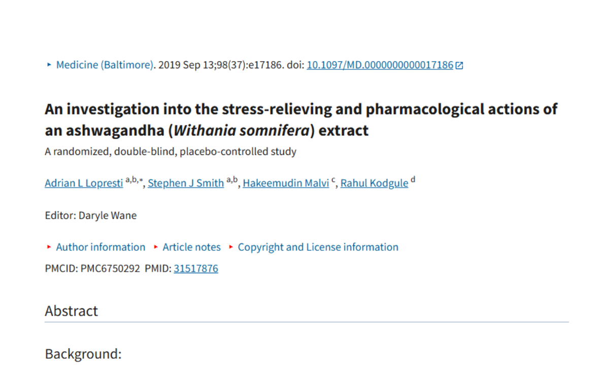 The title of a scientific paper titled 