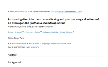 The title of a scientific paper titled 