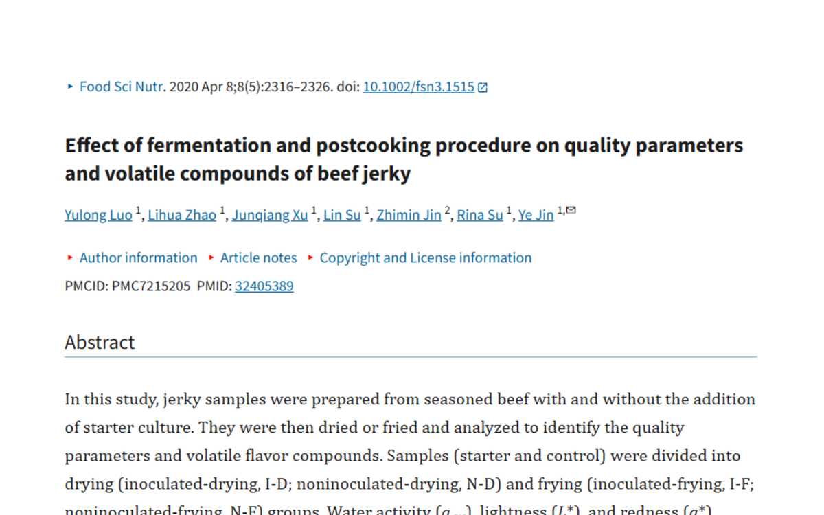 The title of a scientific paper is 