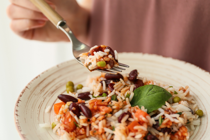 Legumes and bean dish for gut health.