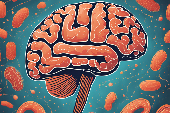 Illustration of the human brain.