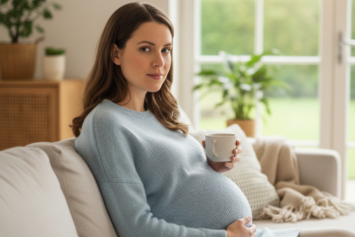 Matcha green tea latte.