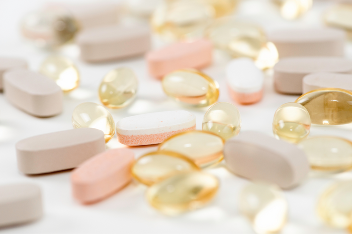 Different supplements on a table.